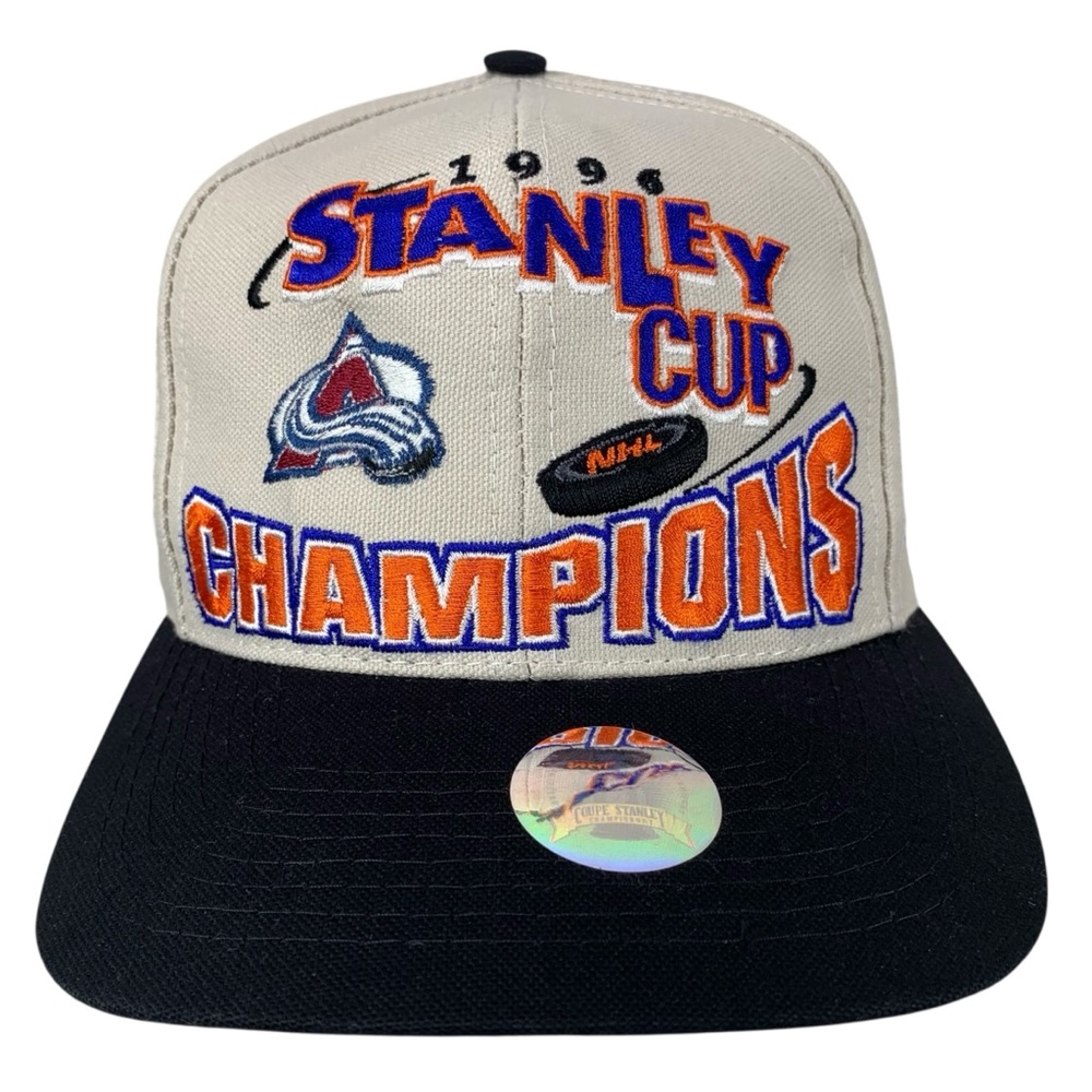 Colorado Avalanche‎ 1996 Stanley Cup Champs Snapback Hat NHL Logo Athletic